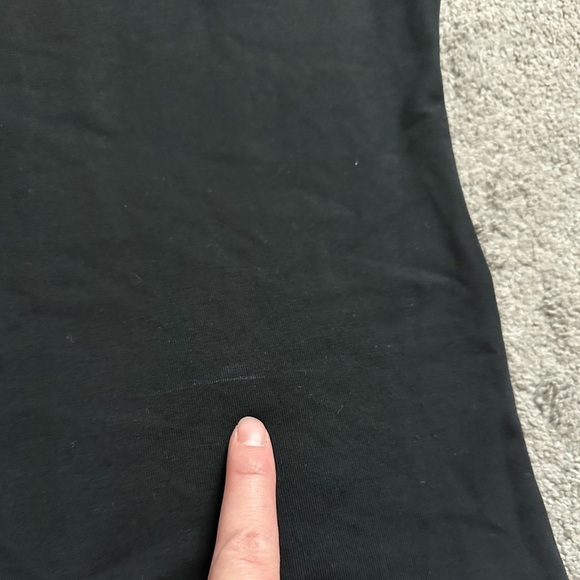 Madewell Funnelneck Cropped Muscle Tee True Black Size XS - Picture 5 of 9